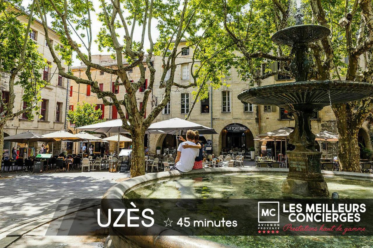 亞維農Regard Sur Les Remparts - Terrasse & Parking公寓 外观 照片